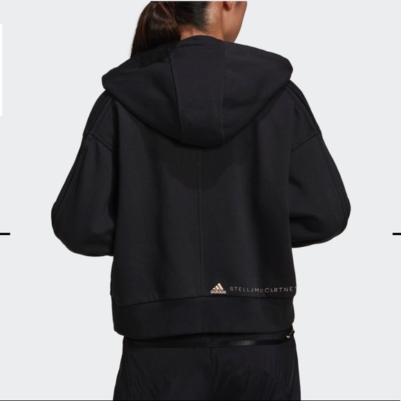 Adidas by Stella McCartney Cropped Hoodie - Picture 2 of 16